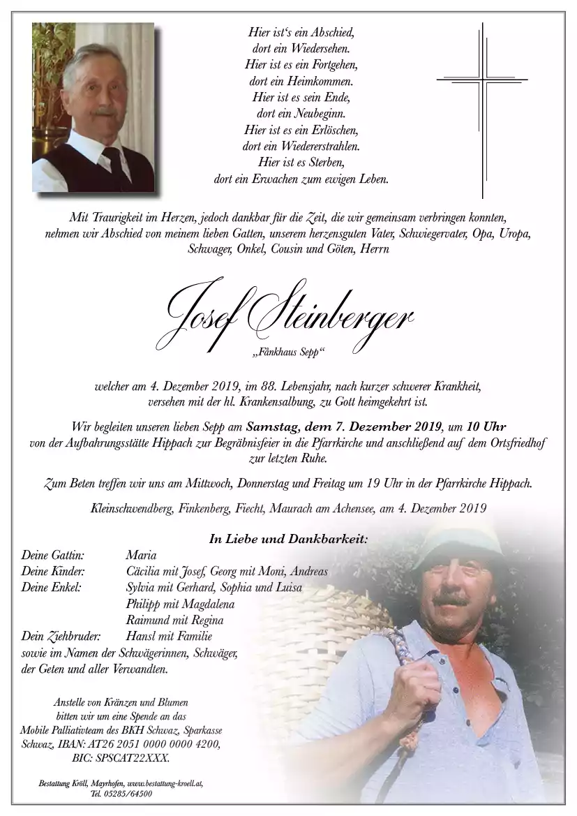 Parte von Josef Steinberger